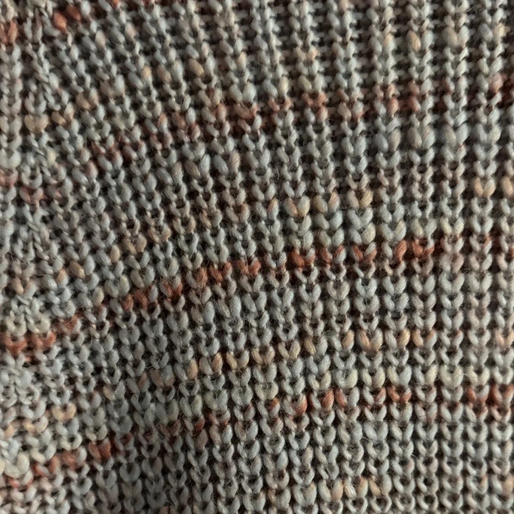 Lucky Brand Women's Pink and Gray Knit Sweater - Picture 3 of 5